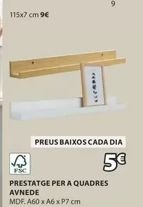 Oferta de Prestatge Per A Quadres Avnede por 5€ en JYSK