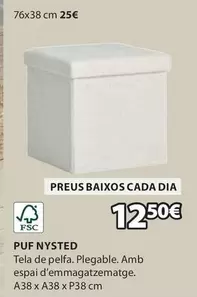 Oferta de Puf Nysted por 12,5€ en JYSK