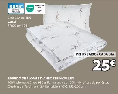 Oferta de Edredo De Plomes D'anec Steinkollen por 25€ en JYSK