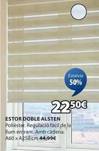 Oferta de Estor Doble Alsten por 22,5€ en JYSK