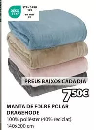Oferta de Manta De Folre Polar Dragehode por 7,5€ en JYSK
