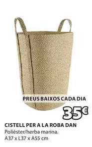 Oferta de Cistell Per A La Roba Dan por 35€ en JYSK