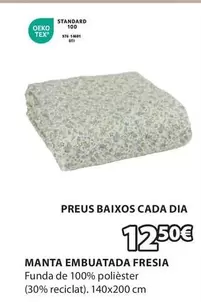 Oferta de Manta Embuatada Fresia por 12,5€ en JYSK
