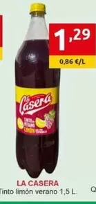 Oferta de La Casera - Tinto Limon Verano por 1,29€ en Supermercados Extremadura