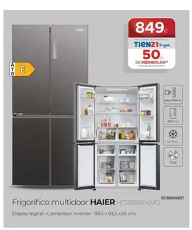 Oferta de Haier - Frigorifico Multidoor HCR3816RNMD por 849€ en Tien 21