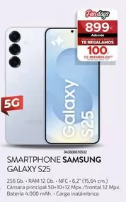 Oferta de Samsung - Smartphone Galaxy S25 por 899€ en Tien 21