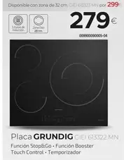 Oferta de Grundig - Placa GIEL 613322 MN por 279€ en Tien 21