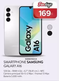 Oferta de Samsung - Smartphone Galaxy A16 por 169€ en Tien 21