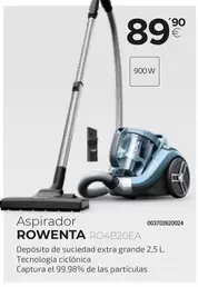 Oferta de Rowenta - Aspirador por 89,9€ en Tien 21