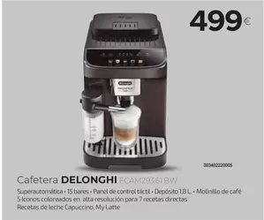 Oferta de DeLonghi - Cafetera  por 499€ en Tien 21