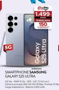 Oferta de Samsung - Galaxy S25 Ultra por 1499€ en Tien 21
