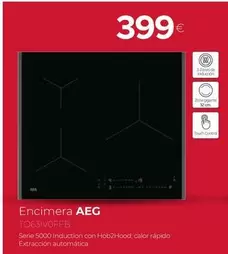 Oferta de AEG - Encimera por 399€ en Tien 21