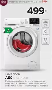 Oferta de AEG - Lavadora Lfr6114c2b por 499€ en Tien 21