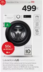 Oferta de LG - Lavadora F4wr5009a6w por 499€ en Tien 21