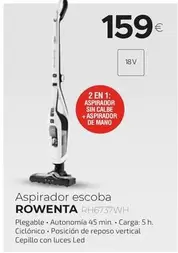 Oferta de Rowenta - Aspirador Escoba por 159€ en Tien 21