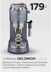 Oferta de DeLonghi - Cafetera Ec785.AE por 179€ en Tien 21