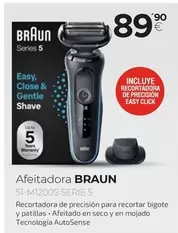 Oferta de Braun - Afeitadora por 89,9€ en Tien 21