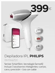 Oferta de Philips - Depiladora Ipl por 399€ en Tien 21