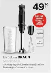 Oferta de Braun - Batidora por 49,9€ en Tien 21
