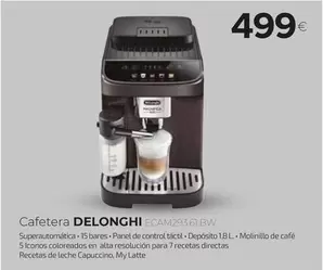 Oferta de DeLonghi - Cafetera Ecam293.61.bw por 499€ en Tien 21