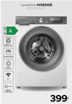 Oferta de Hisense - Lavadora Wf5304-bqw por 399€ en Tien 21