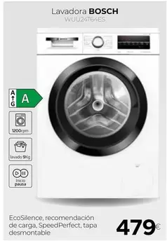 Oferta de Bosch - Lavadora WUUZ4T4ES por 479€ en Tien 21