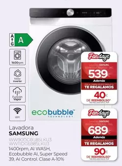 Oferta de Inverter - Lavadora en Tien 21