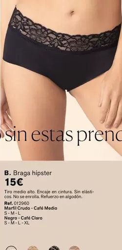 Oferta de Braga Hipster por 15€ en Leonisa