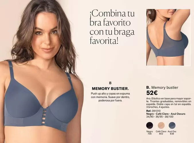 Oferta de Combina Tu Bra Favorito Con Tu Braga Favorita! por 52€ en Leonisa
