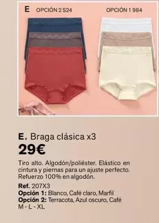 Oferta de Perfecto - Braga Clasica por 29€ en Leonisa