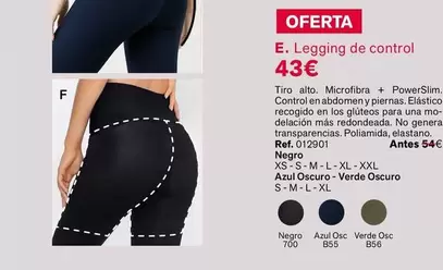 Oferta de Control - Legging De por 43€ en Leonisa