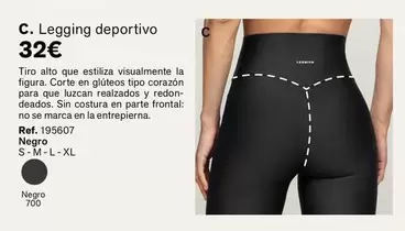 Oferta de Legging Deportivo por 32€ en Leonisa