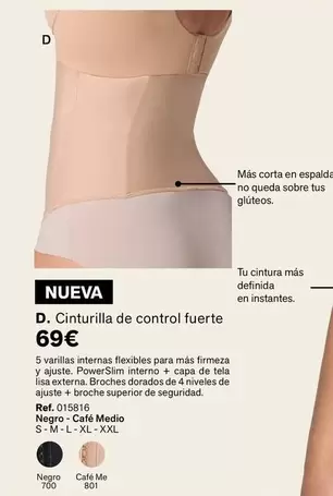 Oferta de Control - Cintarilla De  Fuerte por 69€ en Leonisa