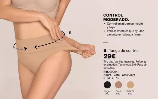 Oferta de Tanga De Control  por 29€ en Leonisa