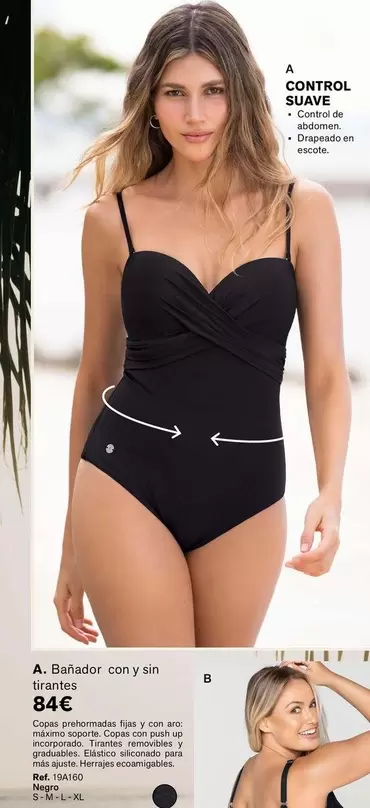 Oferta de Bañador Con Y Sin Tirantes por 84€ en Leonisa