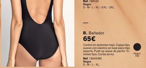 Oferta de Bañador  por 65€ en Leonisa