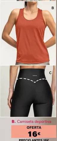 Oferta de Camiseta Deportiva por 16€ en Leonisa