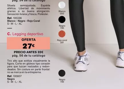 Oferta de Legging Deportivo por 27€ en Leonisa