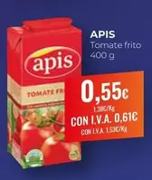 Oferta de Apis - Tomate Frito por 0,55€ en CashDiplo