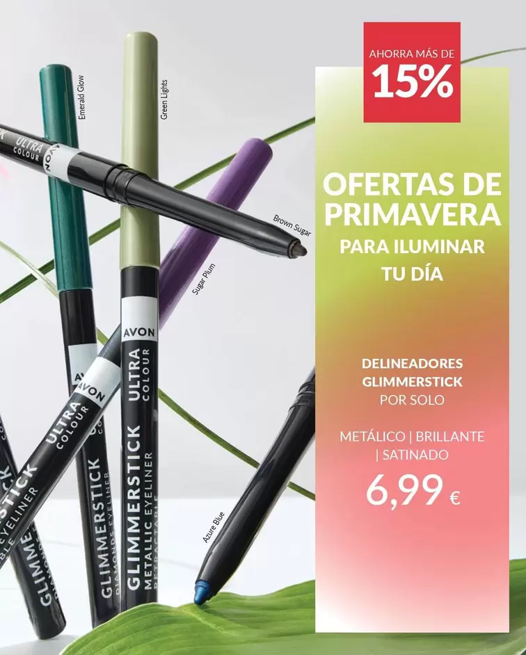 Oferta de Avon - Delineadores Glimmerstick por 6,99€ en AVON