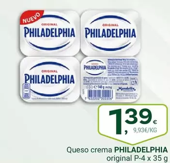 Oferta de Philadelphia - Queso Crema Original por 1,39€ en Supermercados Dani