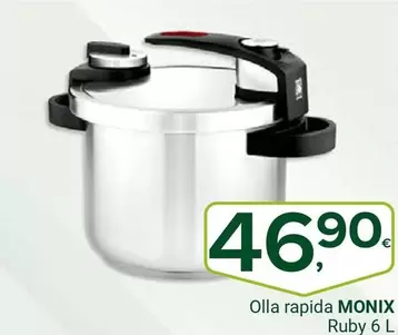 Oferta de Monix - Olla Rapida Ruby por 46,9€ en Supermercados Dani
