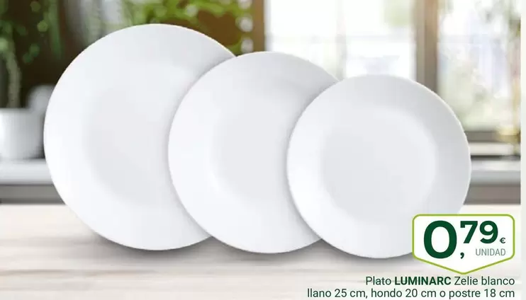 Oferta de Luminarc - Plato por 0,79€ en Supermercados Dani
