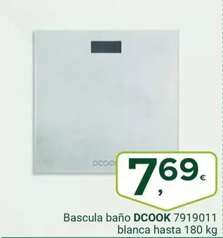 Oferta de Dcook - Bascula Bano por 7,69€ en Supermercados Dani