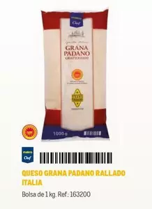 Oferta de Chef - Queso Grana Padano Rallado Italia en Makro