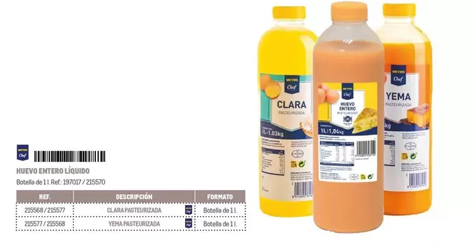 Oferta de Chef - Huevos en Makro