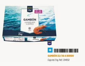 Oferta de Chef - Gambón Congelado A Benso en Makro
