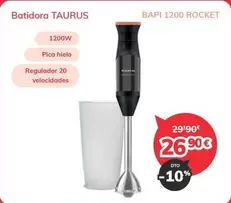 Oferta de Taurus - Batidora por 26,9€ en Mi electro