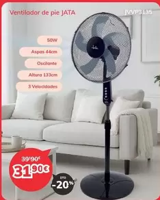 Oferta de Jata - Ventilador De Pie por 31,9€ en Mi electro