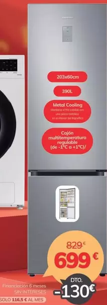 Oferta de Samsung - Combi por 699€ en Mi electro